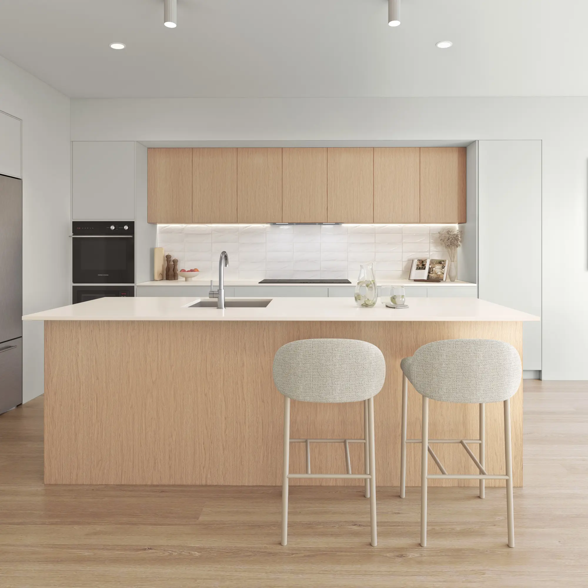 Kitchen Finish Options — Interior finishes architectural visualization